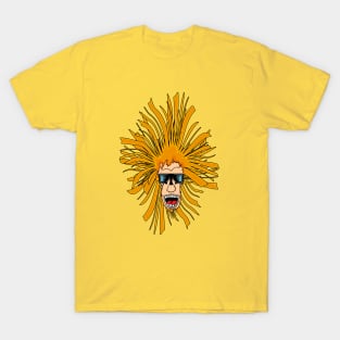 Crazy Hair Person with Glasses T-Shirt